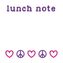 lunch notes - the gifted tag