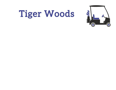 personalized golf themed notecards with envelopes - the gifted tag