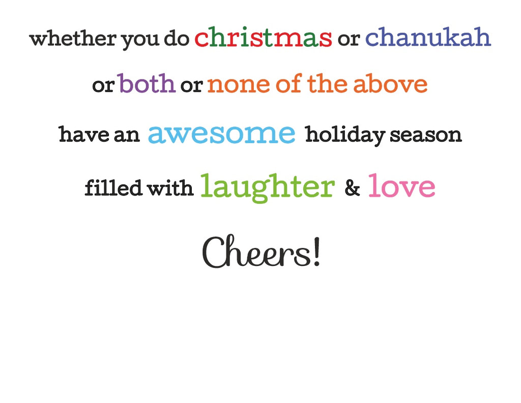 holiday greeting cards - the gifted tag