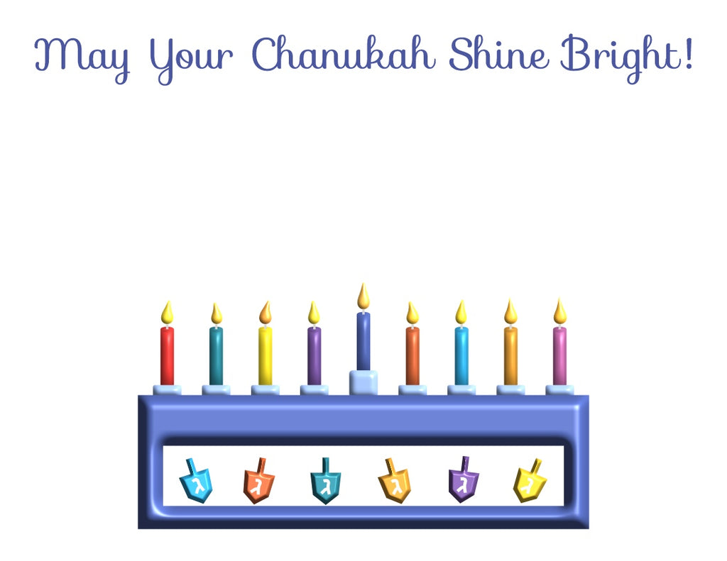 chanukah greeting cards - the gifted tag