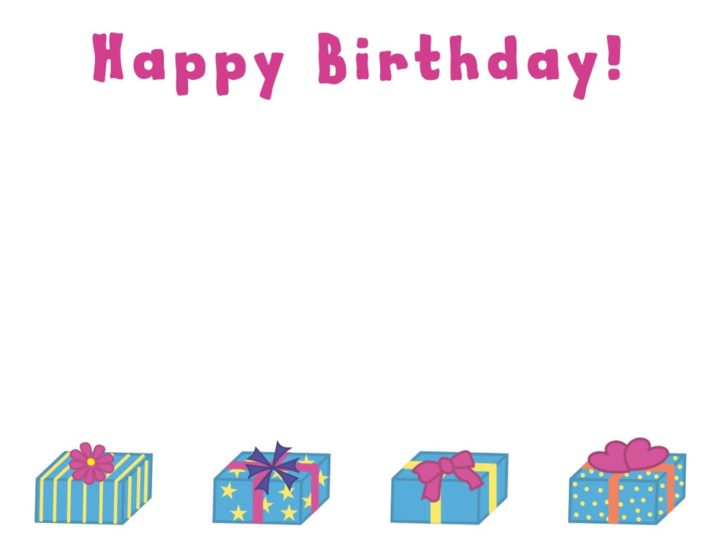 birthday greeting cards - the gifted tag