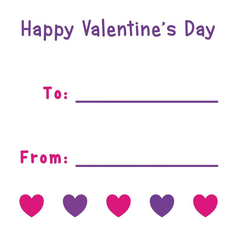 valentine's day mini exchange cards - the gifted tag
