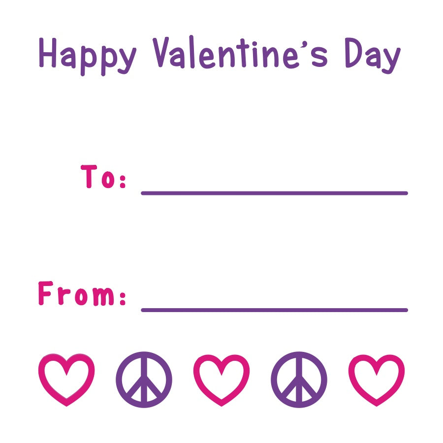 valentine's day mini exchange cards - the gifted tag