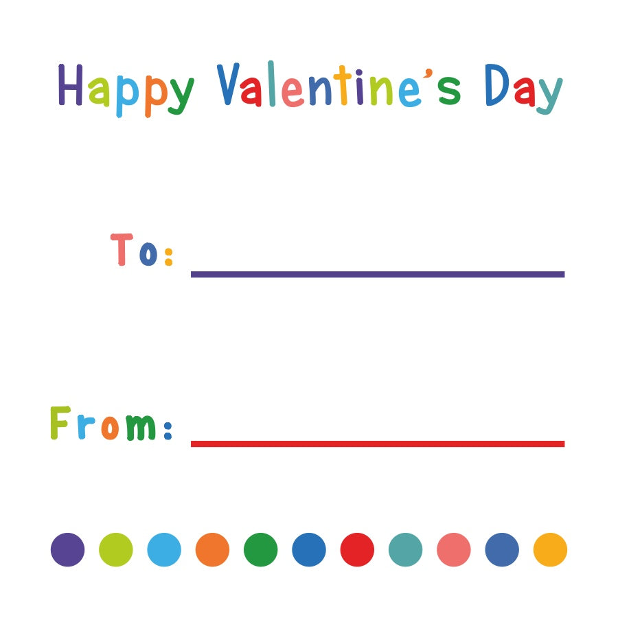 valentine's day mini exchange cards, multipacks - the gifted tag