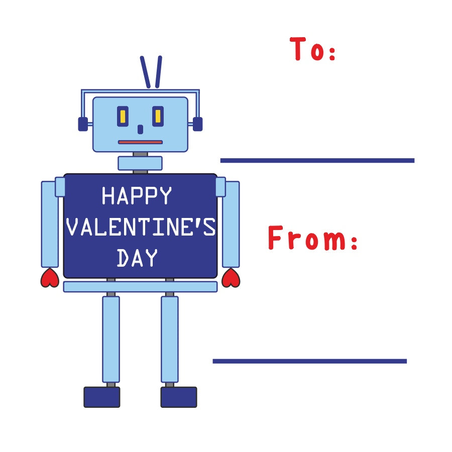 valentine's day mini exchange cards - the gifted tag