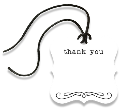 thank you gift tag - the gifted tag