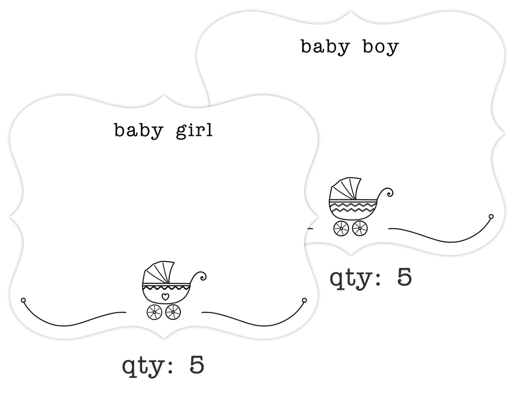 baby greeting cards (variety), 10-pack - the gifted tag