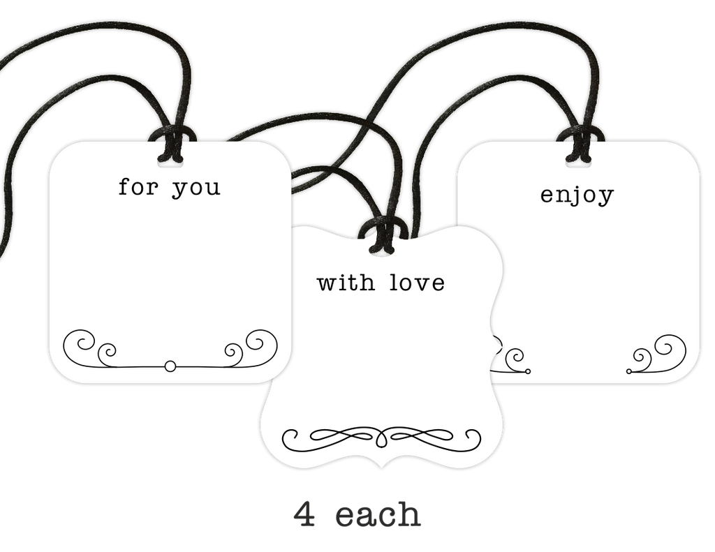 gift tags, 12-pack - the gifted tag