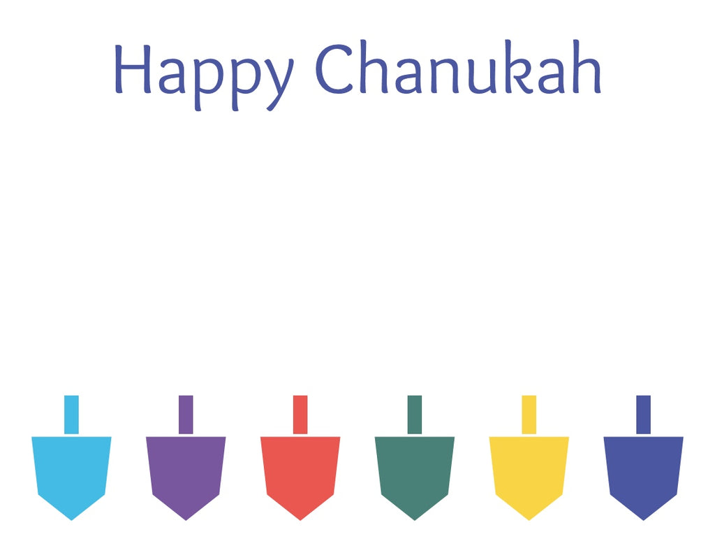 chanukah greeting cards - the gifted tag