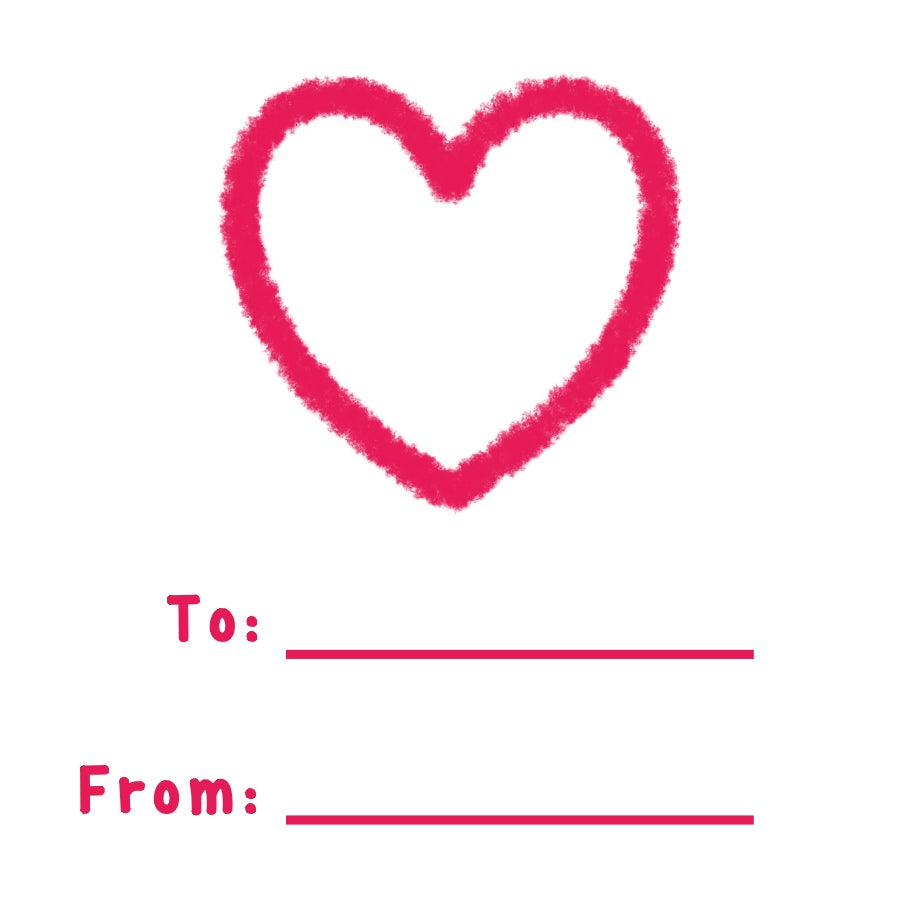 valentine's day mini exchange cards - the gifted tag