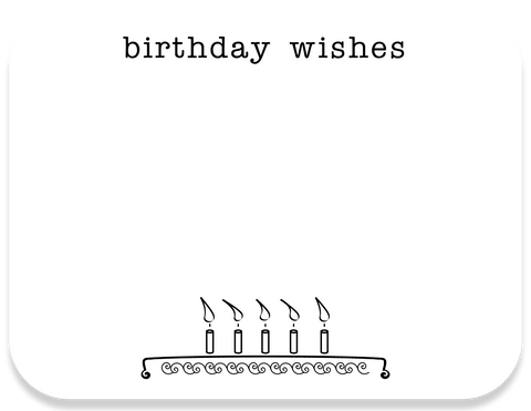 birthday greeting card - the gifted tag