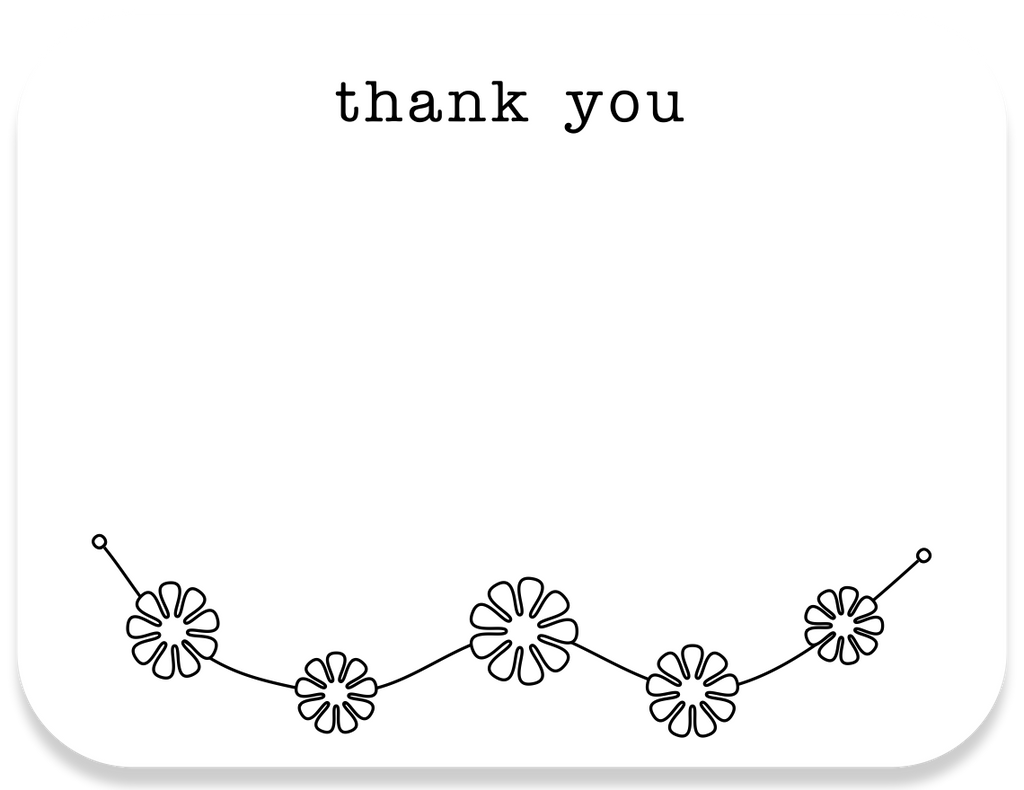 thank you card - the gifted tag