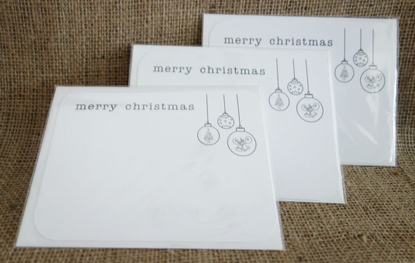 christmas greeting card - the gifted tag