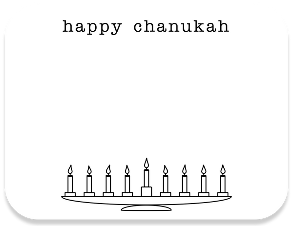 chanukah greeting card - the gifted tag
