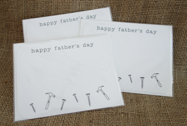 father's day greeting card - the gifted tag