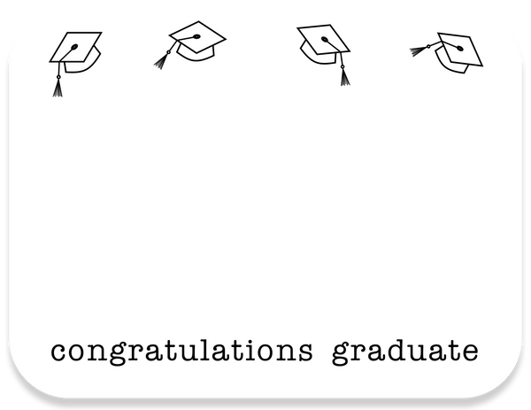 graduation greeting card - the gifted tag