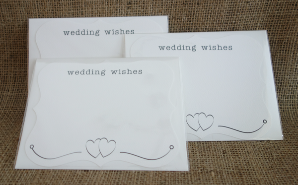 wedding greeting card - the gifted tag