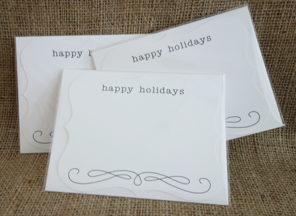 holiday greeting card - the gifted tag