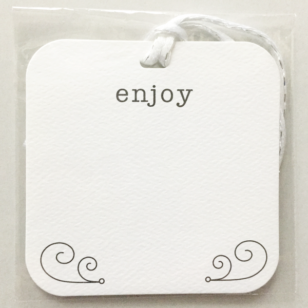 enjoy gift tag - the gifted tag