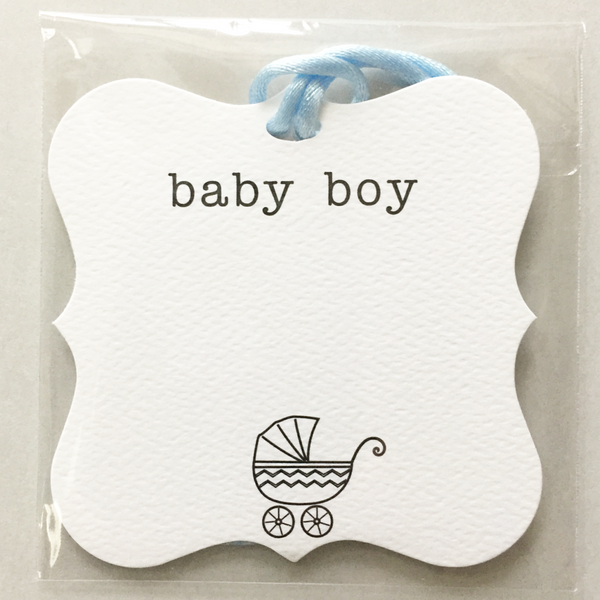 baby boy gift tag - the gifted tag