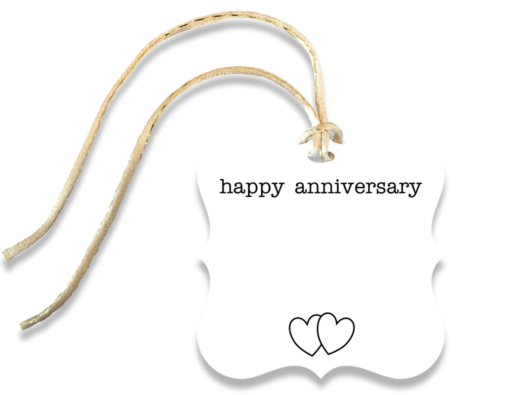anniversary gift tag