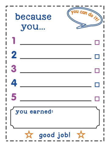 merit notecards for kids - the gifted tag