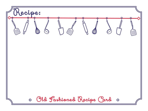 recipe notecards - the gifted tag